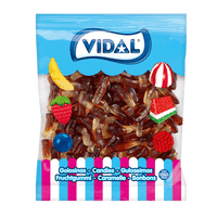 VIDAL JELLY COLA BOTTLES 1KG