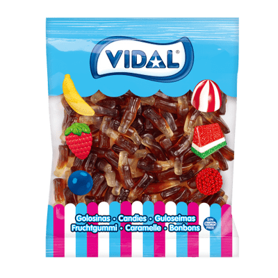 VIDAL JELLY COLA BOTTLES 1KG