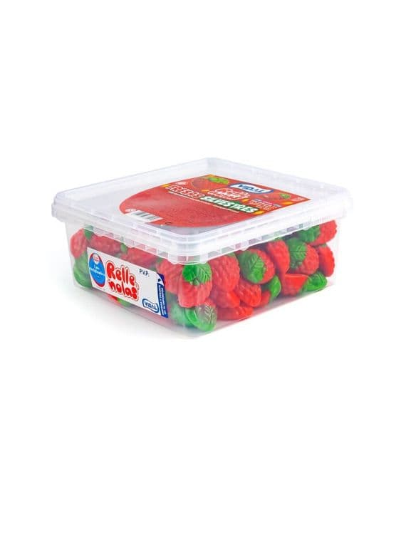 VIDAL JELLY FILL WILD STRAWBERRIES TUB 75 COUNT
