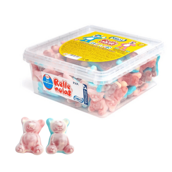 VIDAL JELLY FILLED BEARS TUB 75 COUNT