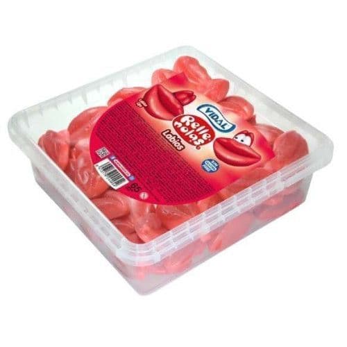 VIDAL JELLY FILLED LIPS TUB 75 COUNT