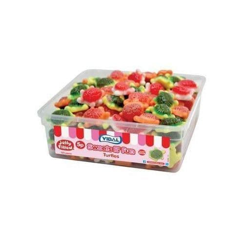 VIDAL JELLY FILLED TURTLES  120 COUNT