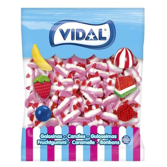 VIDAL  JELLY VAMPIRE TEETH 250pcs BAG