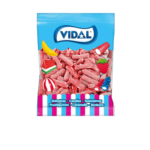 VIDAL LIQUORICE SOUR STRAWBERRY TWIST PENCILS 1.5KG
