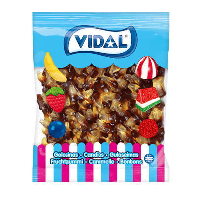 VIDAL MINI COLA BOTTLES 1KG