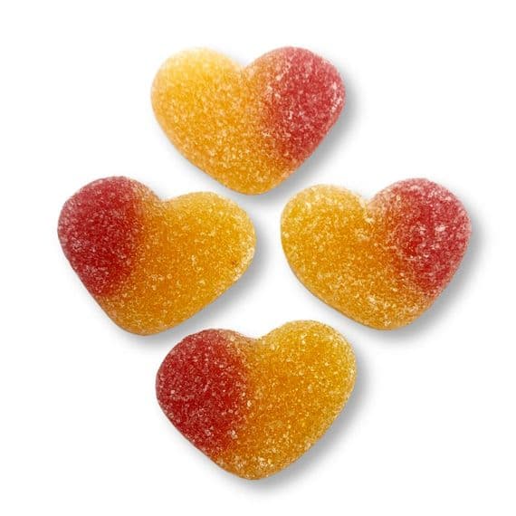 VIDAL PEACH HEARTS 3KG