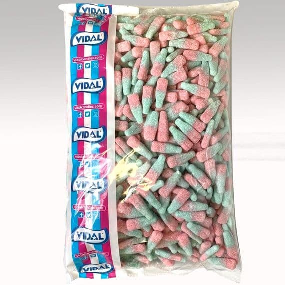 VIDAL SMALL FIZZY BLUE BOTTLES 3KG