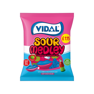 Vidal Sour Medley PMP £1.15 10x140g