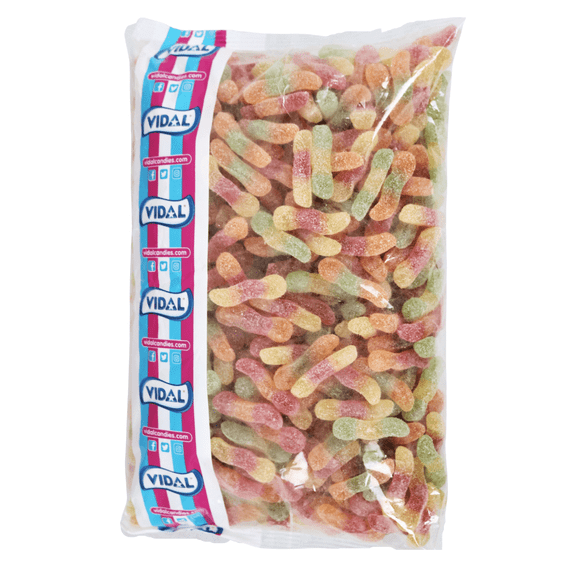 VIDAL SOUR WORMS SUGARED 3KG