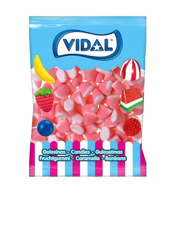 VIDAL STRAWBERRY CREAM KISSES 1KG