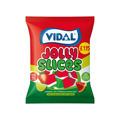Vidal Watermelon Slices PMP £1.15 10x140g