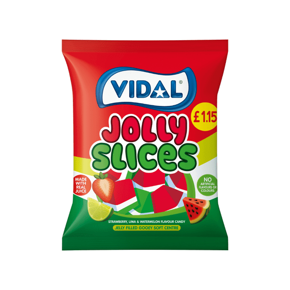 Vidal Watermelon Slices PMP £1.15 10x140g