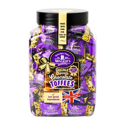 Walker Double Dip Choc Toffee Jar 850g