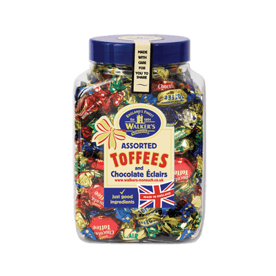 Walkers Assorted Toffee Jars 1.25Kg