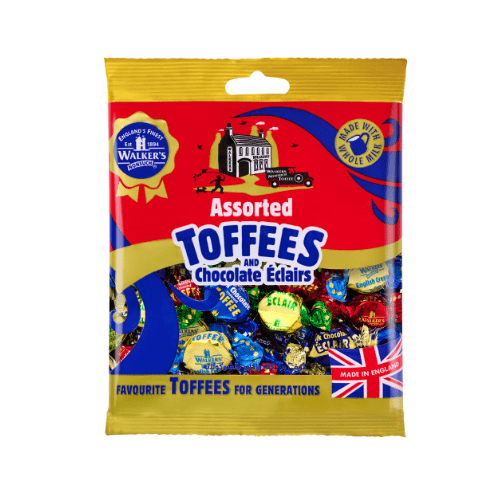 Walkers Assorted Toffees and Eclairs 400g