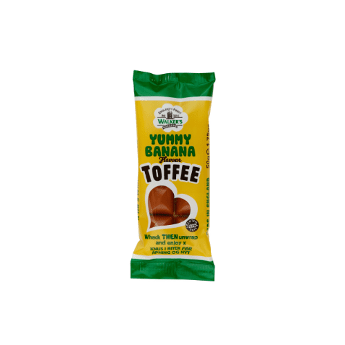 Walkers Banana Flavoured Toffee Bars 24x50g