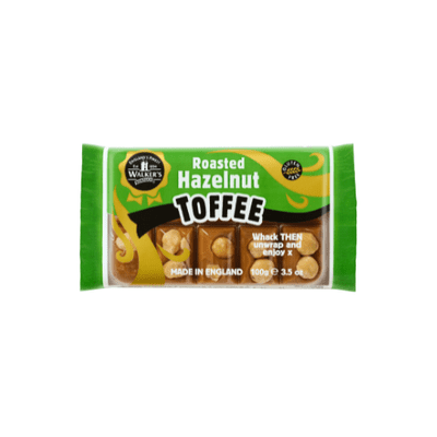 Walkers Hazelnut Toffee Handy Pack 10x100g