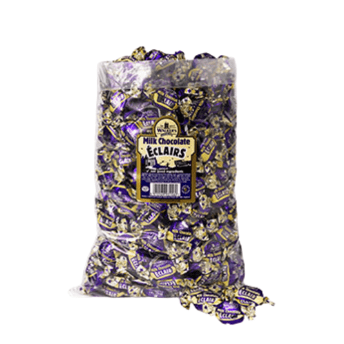 WALKERS MILK CHOCOLATE TOFFEE ECLAIRS 2 5KG