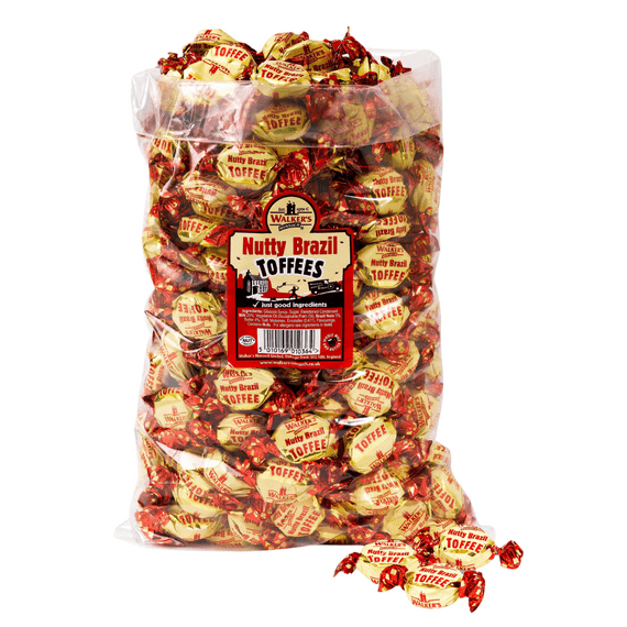 Walker’s Nutty Brazil Toffee in a 2.5kg bulk bag