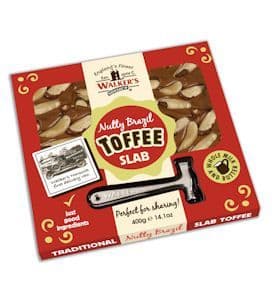 Walkers Nutty Brazil Toffee Slab 400G