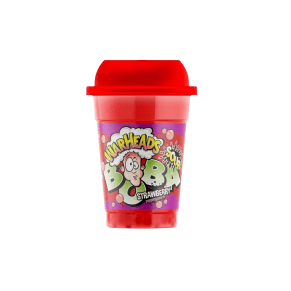 Warheads Sour Strawberry Bubble Tea