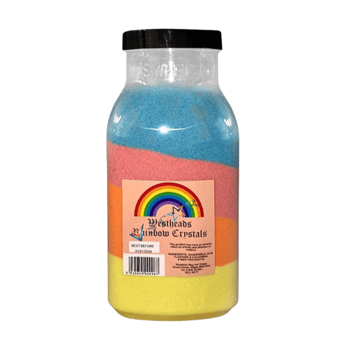 WESTHEADS RAINBOW CRYSTALS 3KG JAR