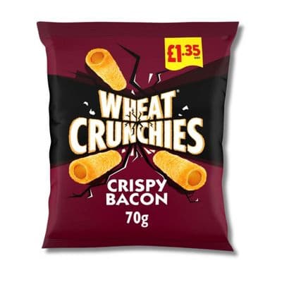 Wheat Crunchies Bacon Flavour Crisps £1.35 PMP 16x70g