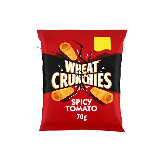 Wheat Crunchies Spicy Tomato Flavour Crisps £1.35 PMP 16x70g