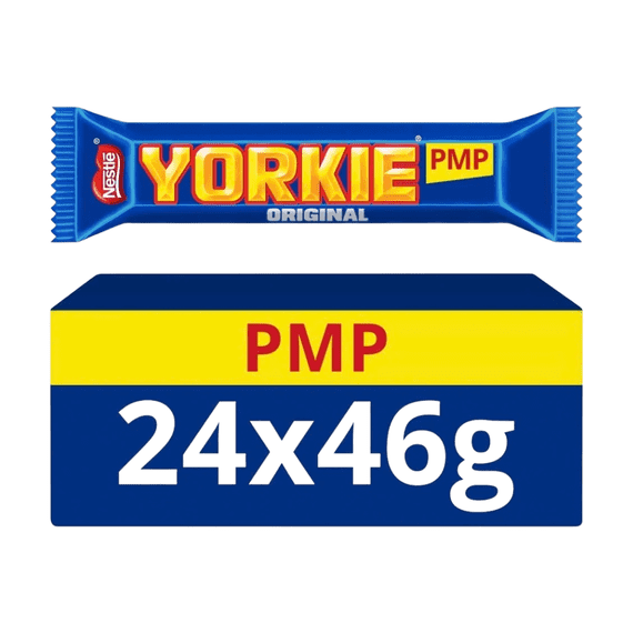 Yorkie Milk Chocolate Bar PMP 89p 24x46g