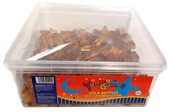 YUMMY GUMMY COLA BOTTLES TUB