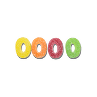 YUMMY GUMMY FIZZY RINGS 1000G TUB