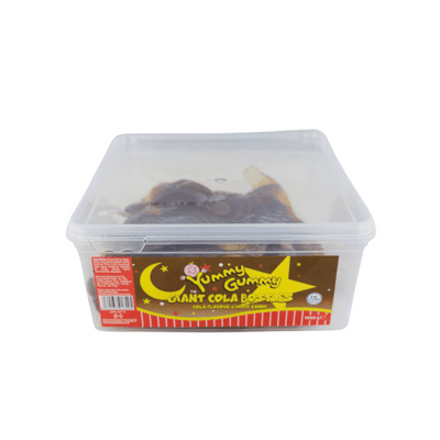 YUMMY GUMMY GIANT COLA BOTTLES 1000G TUB