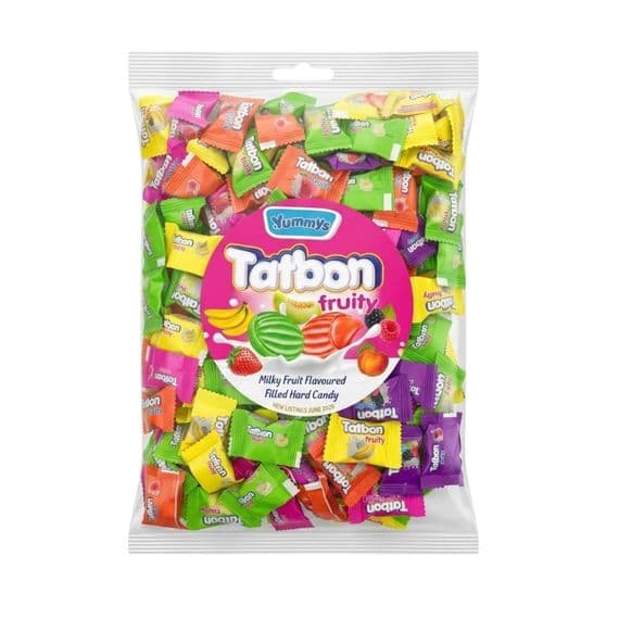 Yummys Tatbon Fruity Filled Hard Candy 1kg