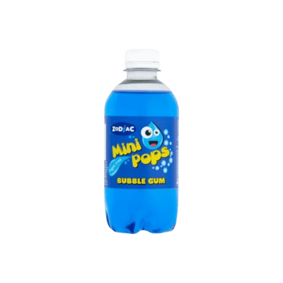 Zodiac Bubblegum Mini Pops Bottles 12x330ml