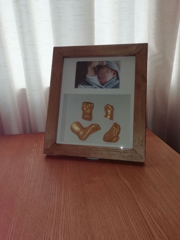 2 Individual Castings of a hand (s) and/or foot (with or without a frame)