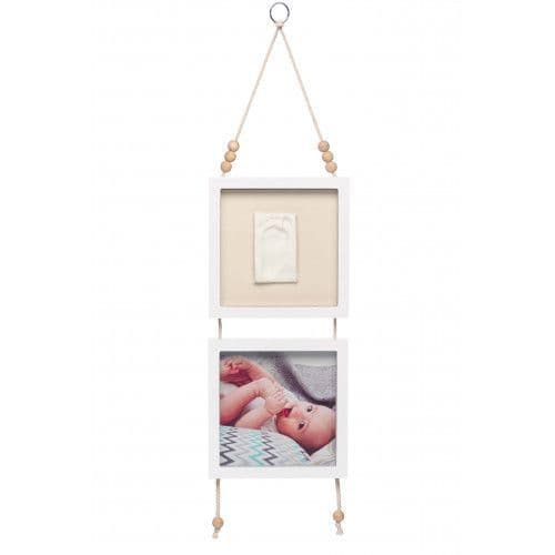 Baby Art Hanging Frame - Grey