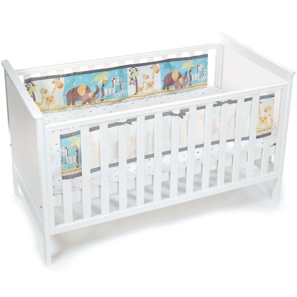 Breathablebaby® classic mesh cot/cotbed (solid end) 2-sided liners - Designs