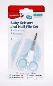 Clippasafe - Baby Scissors and Nail File Set