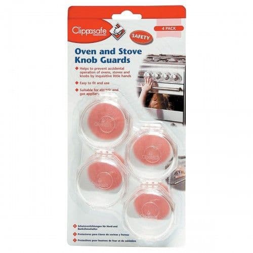 Clippasafe Oven & Store Knob Guards (4 Pack)