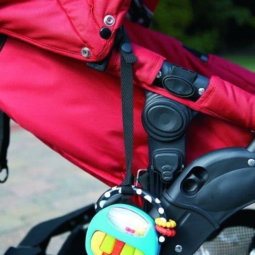 Clippasafe Toy Ties (2 pack) - Black/blue - Clearance