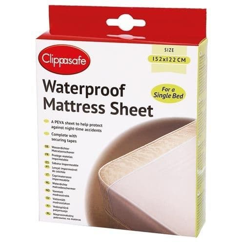Clippasafe Waterproof sheet - cot or single size