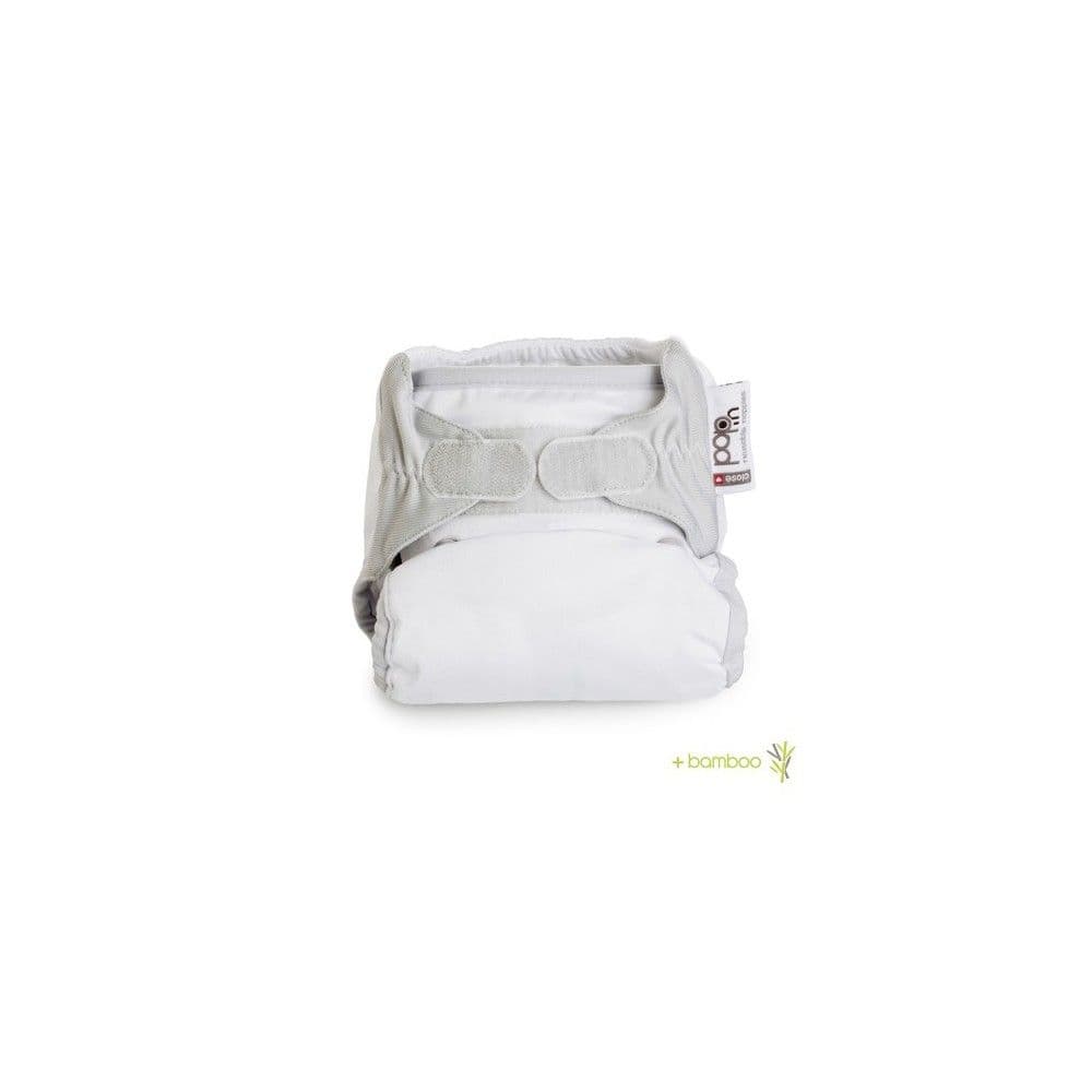 Close Pop-in New Gen V2 SINGLE Nappy +bamboo - White - SALE