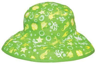 Kidz Banz Reversible Sun Hats - 2-5yrs - Lime - SALE