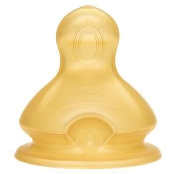 NUK First Choice Latex Teat (Size 1/ 0-6mths) M flow) - SALE