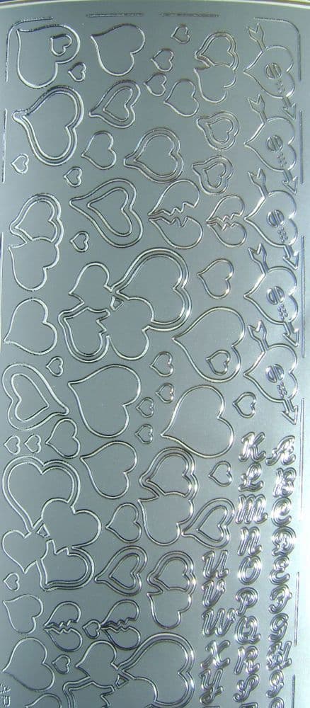 033s Hearts & Letters - Pk 10