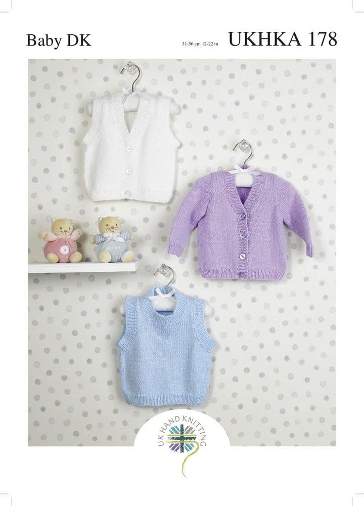178 UKHKA DK Knitting Pattern - Pk 3