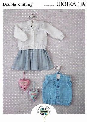 189 UKHKA DK Knitting Pattern - Pk 3