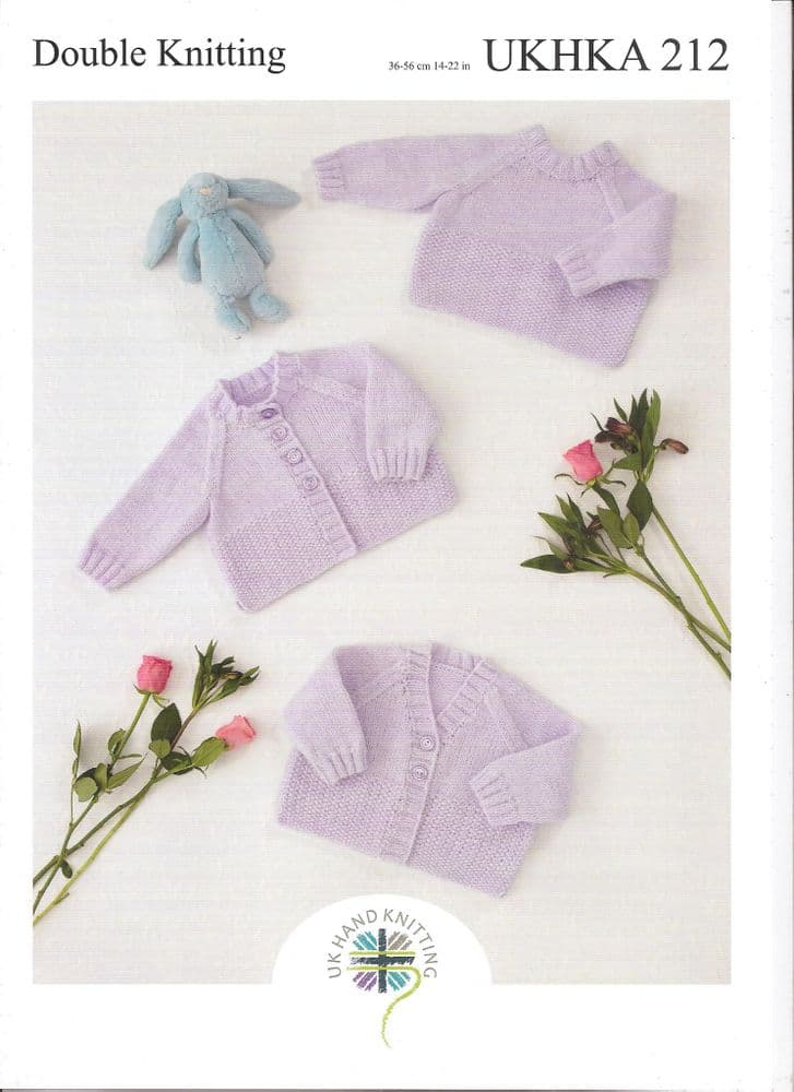 212 UKHKA DK Knitting Pattern - Pk 3