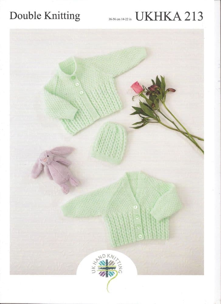 213 UKHKA DK Knitting Pattern - Pk 3
