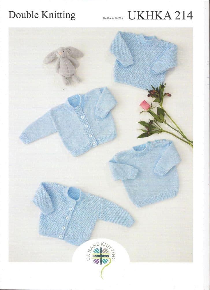 214 UKHKA DK Knitting Pattern - Pk 3